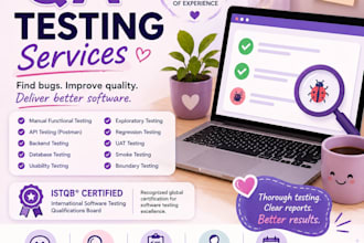 professionally test your website or web application