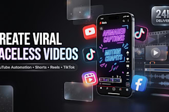 create faceless videos and viral shorts for you