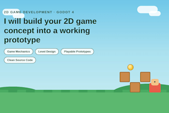 build any game in godot with your requirements