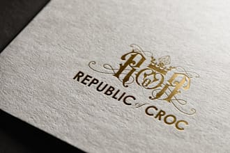 design family crest luxury coat of arms heraldic logo