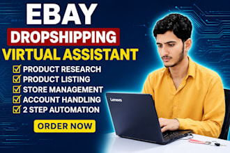 be your professional ebay and shopify virtual assistant