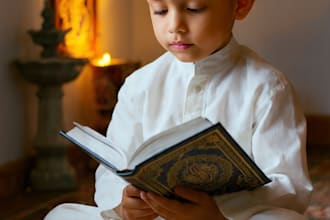 teach noorani qaida and arabic reading with tajweed to kids
