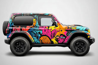 professional vehicle wrap design, car wrap
