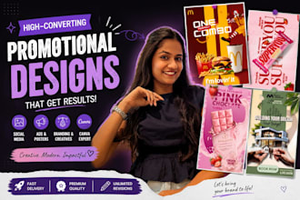 design social media posts and promotional graphics instagram ads
