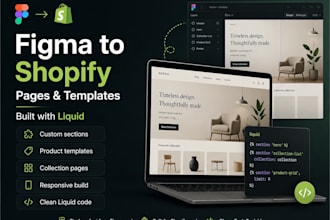 convert your figma design into a responsive shopify page