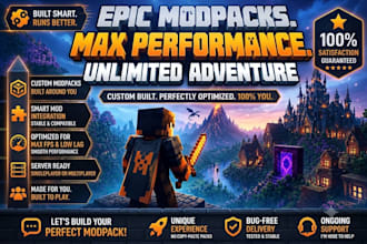 create, optimize, and fix minecraft forge fabric modpacks
