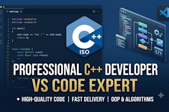 be your professional cpp coder for programming tasks