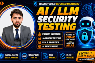 do ai and llm security testing and prompt injection pentest