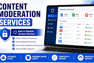 provide professional content moderation services