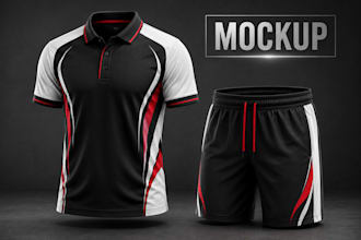 create realistic clothing and sportswear mockup