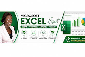 clean, format, organize, and analyze microsoft excel spreadsheets