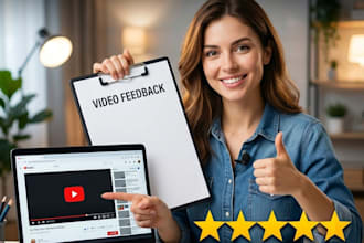 give feedback on your video