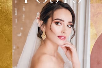 design luxury insta post for bridal boutique jewelry brand