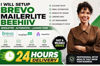 setup brevo mailerlite beehiiv newsletter brevo automation behiiv landing page