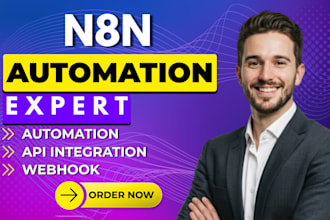 build n8n ai agent, n8n,zapier automation, workflow,  ai workflow automation