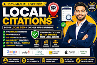 manually build local citations for local SEO with nap consistency
