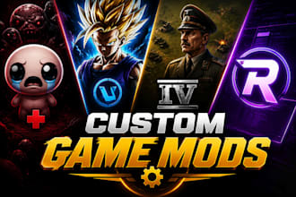 develop custom isaac repentance, xenoverse 2, hoi4 and replay game mods