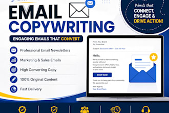 write engaging email newsletters and email copy that convert