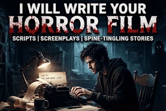 write your horror screenplay