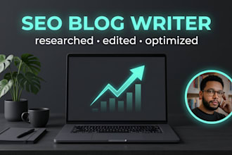 write SEO optimized blog posts with human editing for your website
