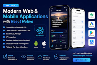 code your crossplatform mobile app in react native