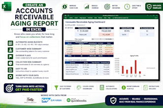 create an accounts receivable aging report in excel