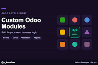 develop a custom odoo module for your business