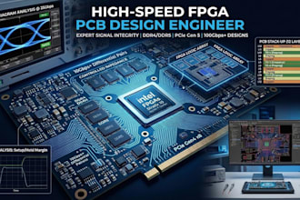 design high speed fpga pcb ddr5 routing pcie, intel fpga