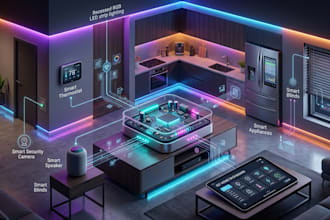 develop smart led controllers for home and decorative lighting