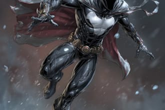 do a superhero comic