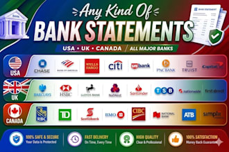 convert business bank statement pdf to editable format for loan