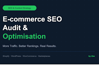 seo audit and onpage optimisation for your ecommerce store