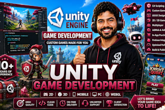 develop unity mobile game card, board game, arcade game, educational game reskin
