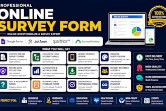 do online survey form, online questionnaire google form jotform qualtrics survey