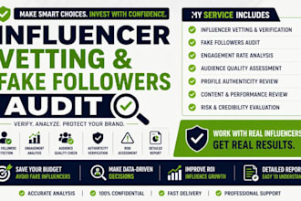 vet influencers and store audit fake followers for your influencer marketing