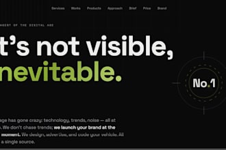 build a custom coded website or landing page