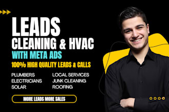 get targeted hvac leads, junk removal leads, and cleaning leads with meta ads