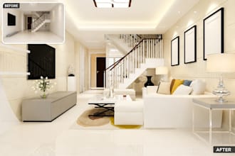 create photorealistic virtual staging for real estate and airbnb listings