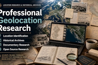 provide geolocation and historical research