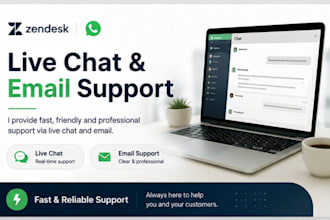be your professional chat support and email customer service agent