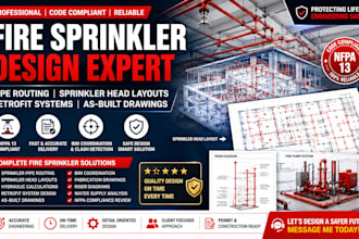 create fire sprinkler pipe routing sprinkler head layouts retrofit systems built