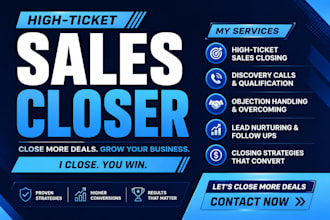 do sales closer high ticket appointment setting lead outreach expert