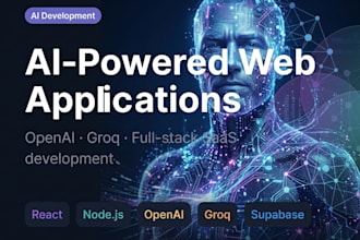 build ai powered web applications using openai and groq api