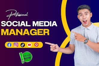 be your social media marketing manager