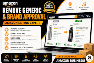 manage amazon generic to brand name in amazon seller central