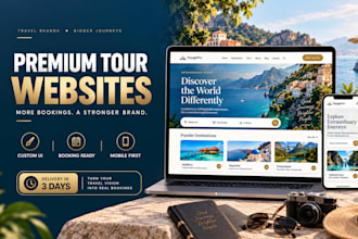 build travel agency websites for premium tour brands