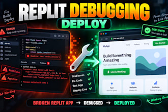 fix replit debugging errors deploy replit web apps to production convert lovable