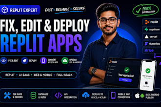 replit app fix replit app errors edit convert replit website to app upload IOS