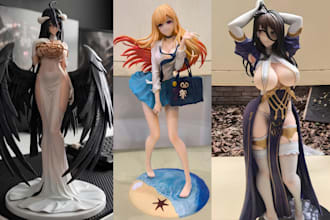 3d print and paint custom anime figure model game figures stl resin print