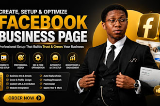 create and setup facebook business page